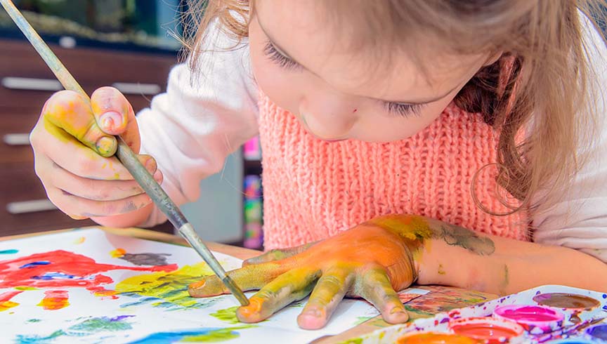 روانشناسی رنگ در نقاشی کودکان
